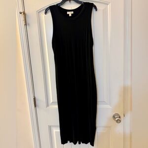 ON 34th Black Sleeveless Maxi Dress Size 1X